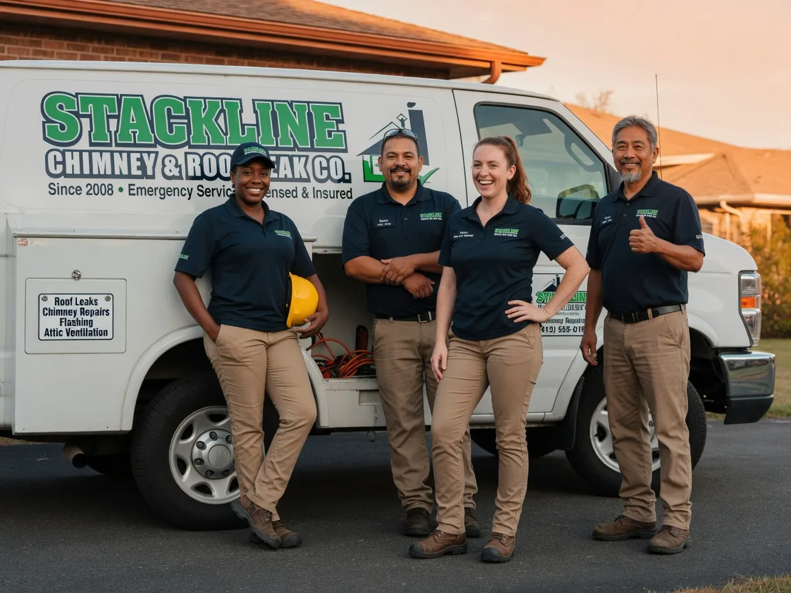 Chimney flashing repair company in Deer Park, TX